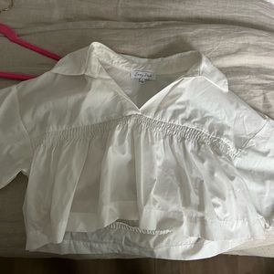Emory Park Cropped white top